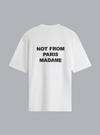 SLOGAN PRINT T-SHIRT OPIUM WHITE