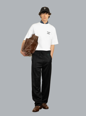 SLOGAN PRINT T-SHIRT OPIUM WHITE