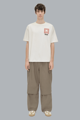 CHEVRON LOGO PRINT T-SHIRT