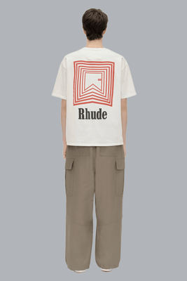 CHEVRON LOGO PRINT T-SHIRT