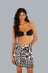 FLORAL ARABESQUE SKIRT