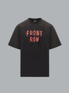 FRONT ROW PRINT T-SHIRT BLACK