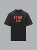 FRONT ROW PRINT T-SHIRT BLACK