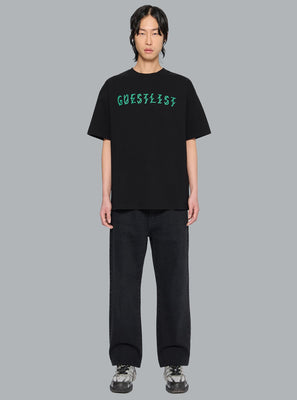 GUESTLIST PRINT T-SHIRT BLACK