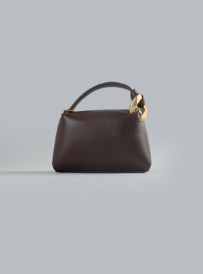 SMALL JWA CORNER BAG DARK BROWN