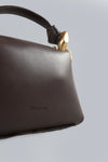 SMALL JWA CORNER BAG DARK BROWN