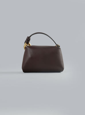 SMALL JWA CORNER BAG DARK BROWN