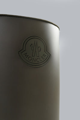 MONCLER KICKSTREAM HIGH RAIN BOOTS Army Green WOMEN SHOES