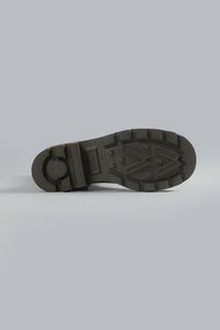 MONCLER KICKSTREAM HIGH RAIN BOOTS Army Green WOMEN SHOES