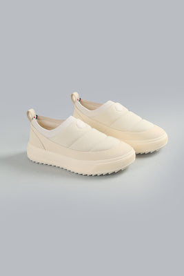 MONCLER MONPULSE SLIP ON SNEAKERS White WOMEN SHOES