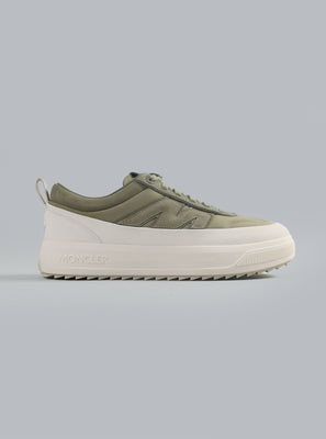 MONCLER MONPULSE LOW TOP SNEAKERS Olive Green MEN SHOES