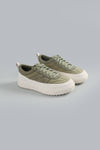 MONCLER MONPULSE LOW TOP SNEAKERS Olive Green MEN SHOES