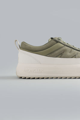 MONCLER MONPULSE LOW TOP SNEAKERS Olive Green MEN SHOES