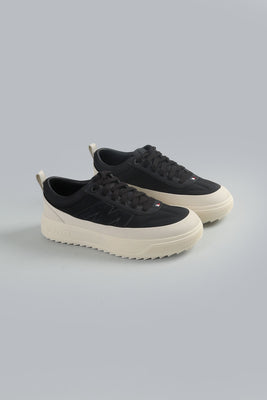 MONCLER MONPULSE LOW TOP SNEAKERS Black MEN SHOES