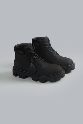 MONCLER PEAK CITY ANKLE BOOTS Black MEN SHOES
