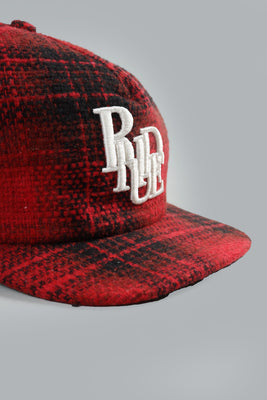 SCRAMBLE LOGO FLANNEL CAP