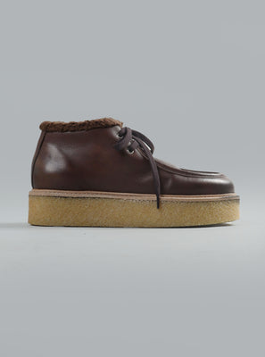 Shearling Chukka boots