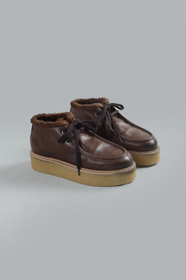 Shearling Chukka boots