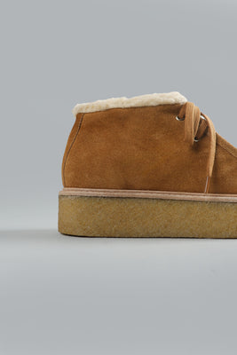 Shearling Chukka boots