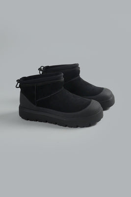 ULTRA MINI WEATHER HYBRID ANKLE BOOTS BLACK BLACK