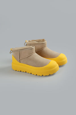 ULTRA MINI WEATHER HYBRID ANKLE BOOTS BEIGE BEIGE