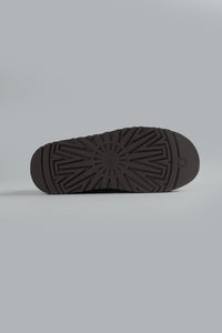TASMAN BIARRITZ SLIPPERS DARK TAUPE