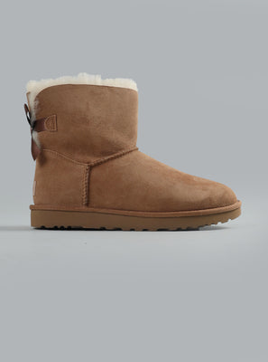 MINI BAILEY BOW ANKLE BOOTS LIGHT BROWN LIGHT BROWN