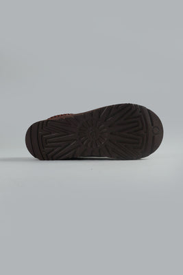 TASMAN SLIPPERS DARK BROWN DARK BROWN