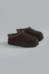 TAZZ SLIPPERS DARK BROWN DARK BROWN