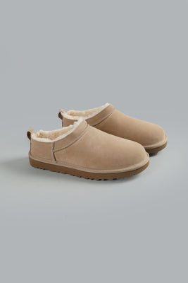 CLASSIC MICRO ANKLE BOOTS LIGHT BEIGE