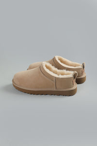 CLASSIC MICRO ANKLE BOOTS LIGHT BEIGE