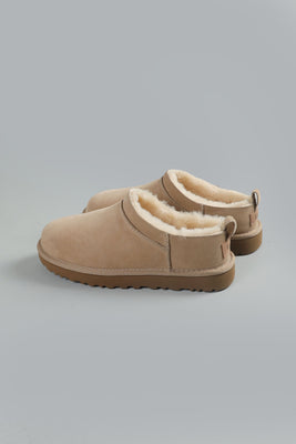 CLASSIC MICRO ANKLE BOOTS LIGHT BEIGE