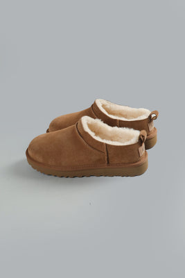 CLASSIC MICRO ANKLE BOOTS LIGHT BROWN