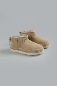 CLASSIC ULTRA MINI BIARRITZ ANKLE BOOTS LIGHT BEIGE LIGHT BEIGE