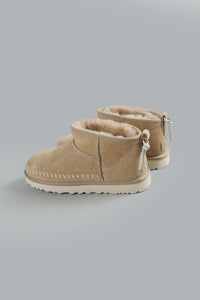 CLASSIC ULTRA MINI BIARRITZ ANKLE BOOTS LIGHT BEIGE LIGHT BEIGE
