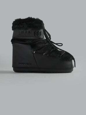 ICON LOW FAUX FUR BLACK
