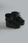 ICON LOW FAUX FUR BLACK