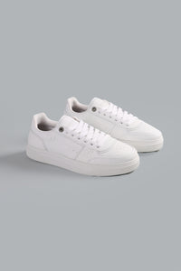 Initial leather Sneaker white