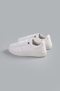 Initial leather Sneaker white