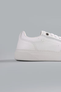 Initial leather Sneaker white
