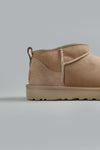 CLASSIC ULTRA MINI ANKLE BOOTS LIGHT BEIGE