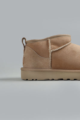 CLASSIC ULTRA MINI ANKLE BOOTS LIGHT BEIGE