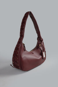 Hobo Medium Laces Burgundy