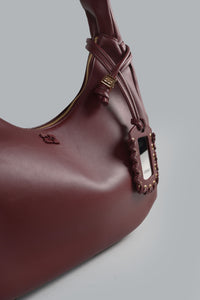 Hobo Medium Laces Burgundy