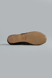 Vita Ballerina Double strap DARK BROWN