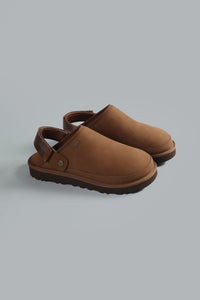 M GOLDENCOAST CLOG II NUBUCK DARK CHESTNUT
