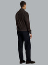 MICHAEL SUEDE BOMBER JACKET COFFEE