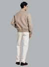 MICK WOOL BOMBER JACKET DARK BEIGE