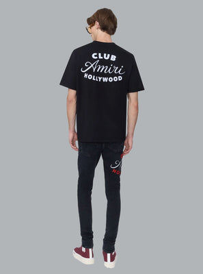 CLUB AMIRI T-SHIRT BLACK