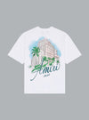 AMIRI HOTEL PRINT OVERSIZED T-SHIRT WHITE